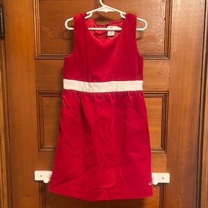 Vineyard Vines Red Kids Dress with White Accent